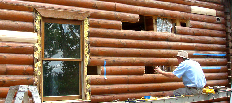 Log Home Repair Ray, Ohio